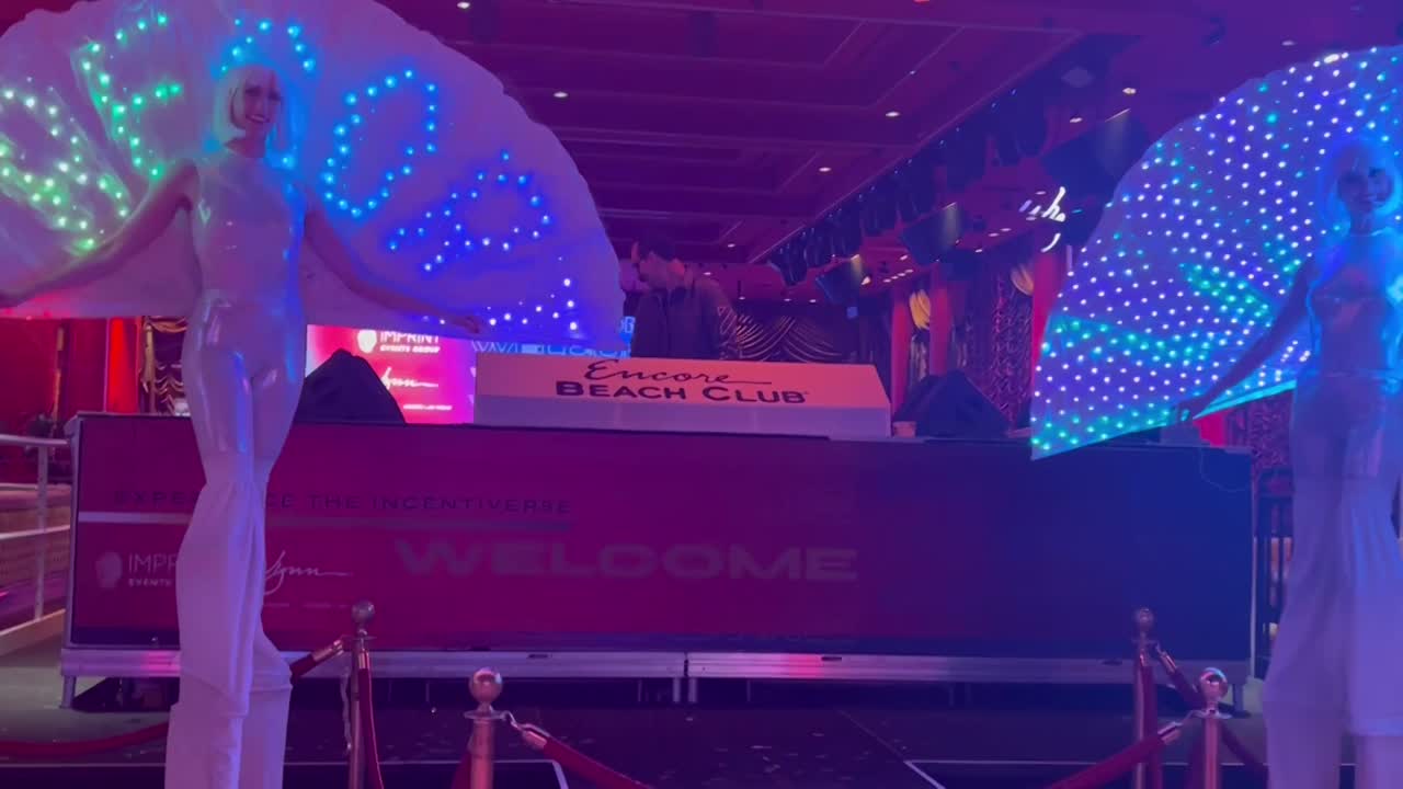 LED Peacock Greeters | Altus Entertainment