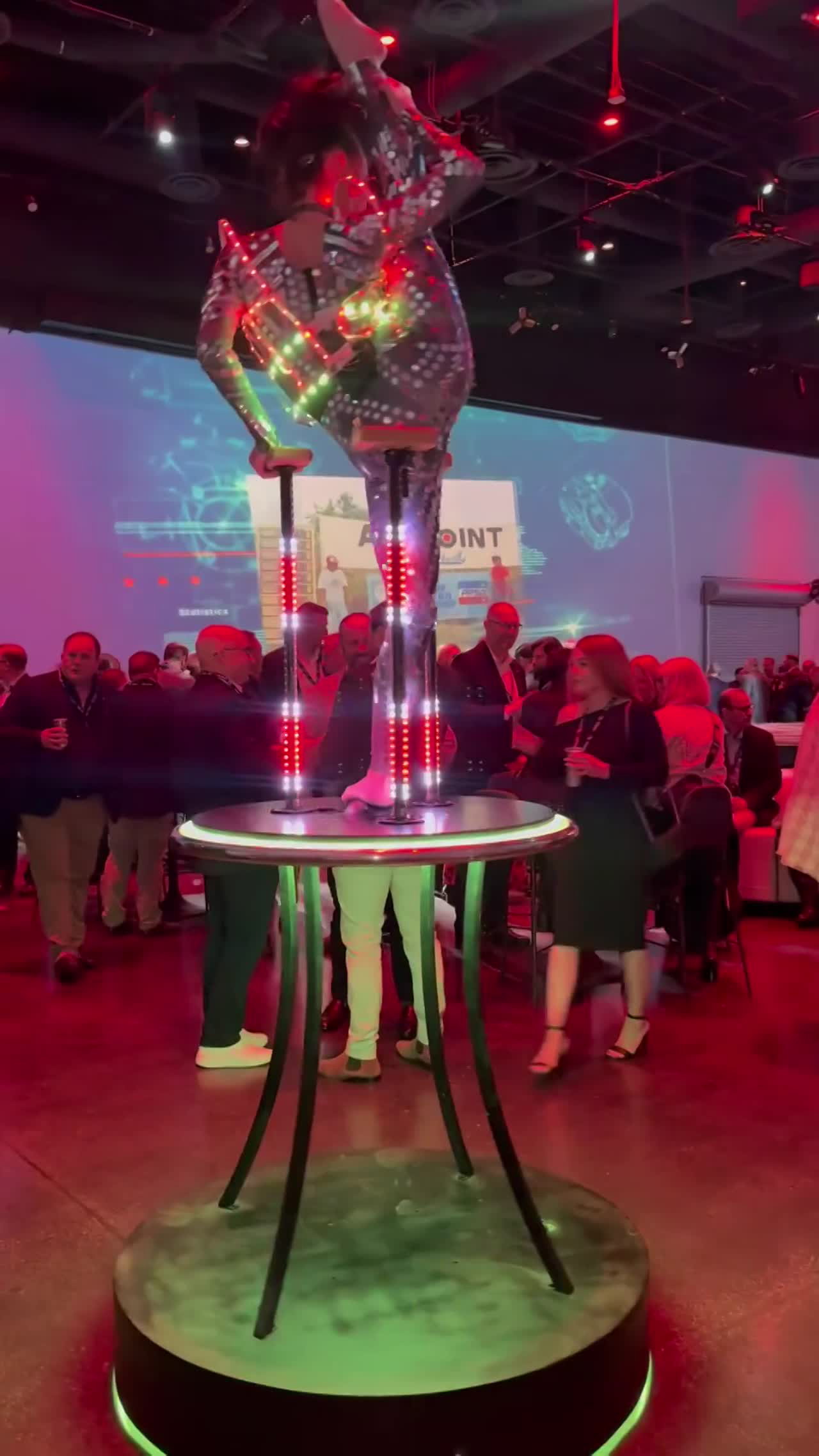 LED Roving Contortionist | Altus Entertainment