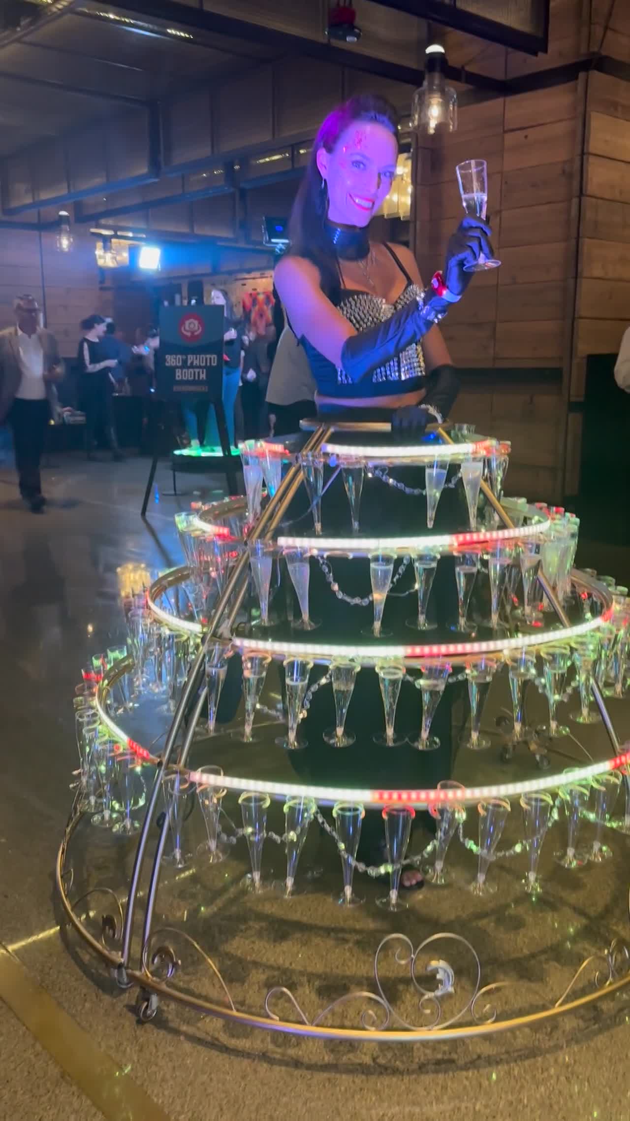 Unique LED Champagne Dress | Altus Entertainment
