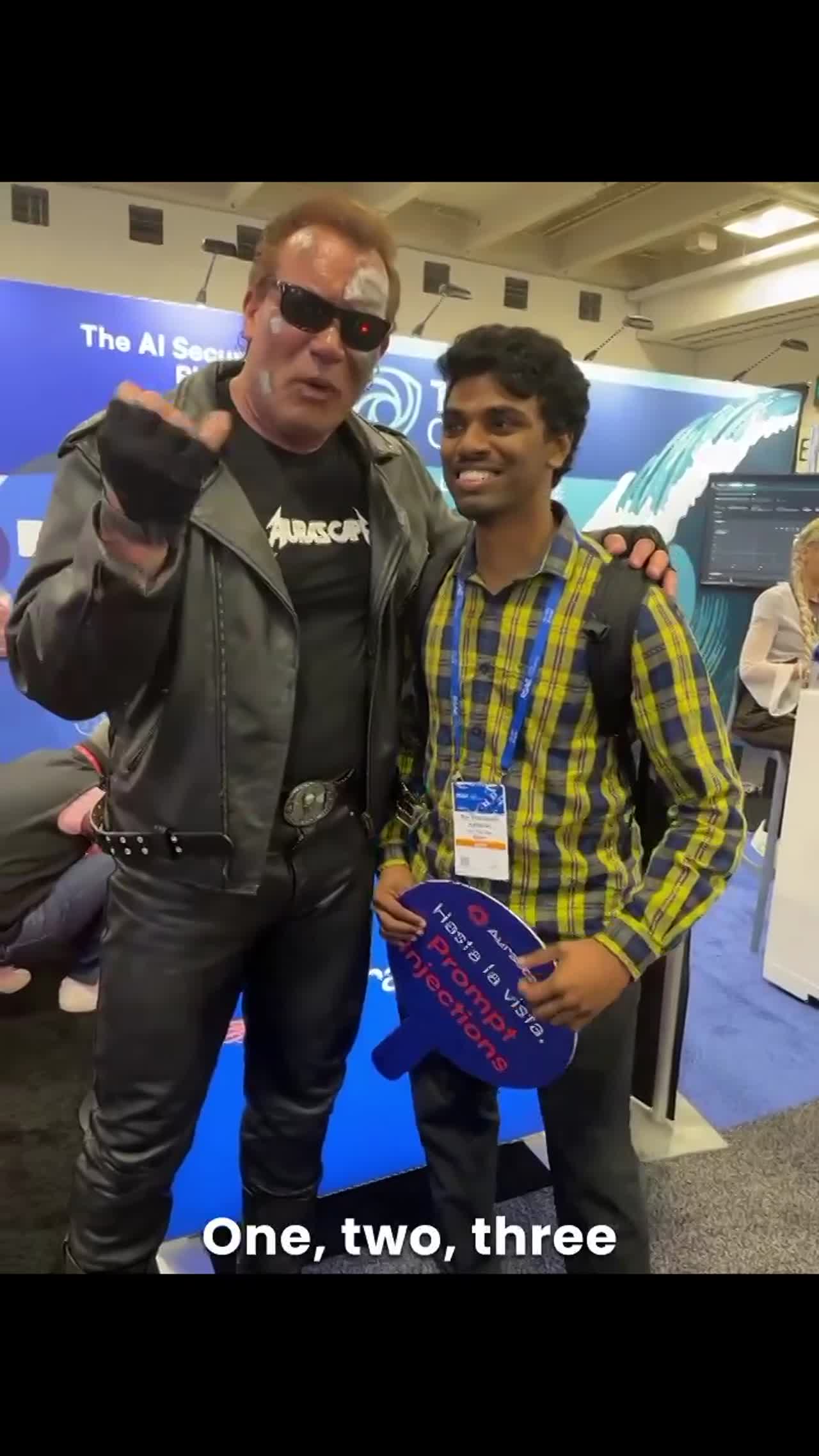 Arnold Schwarzenegger and Terminator Impersonator | Altus Entertainment