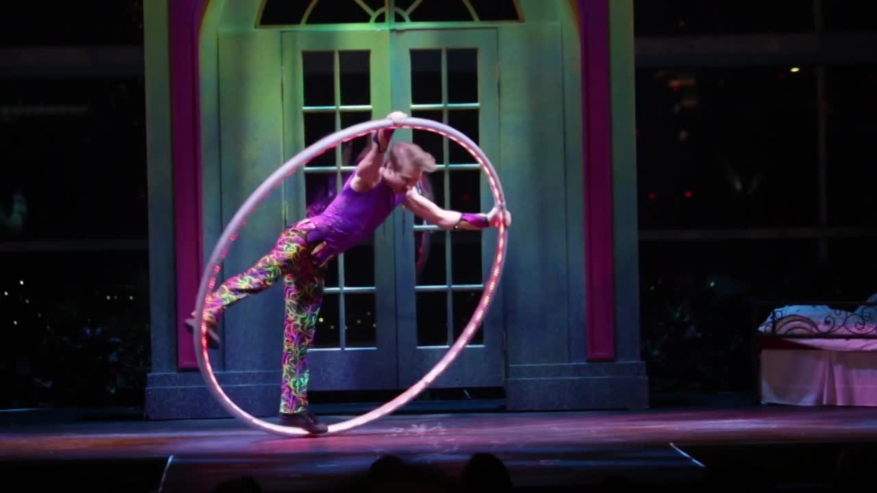 LED Cyr Wheel Performer Boston | Altus Entertainment
