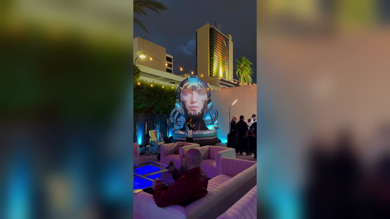 Projection Mapped Face | Altus Entertainment