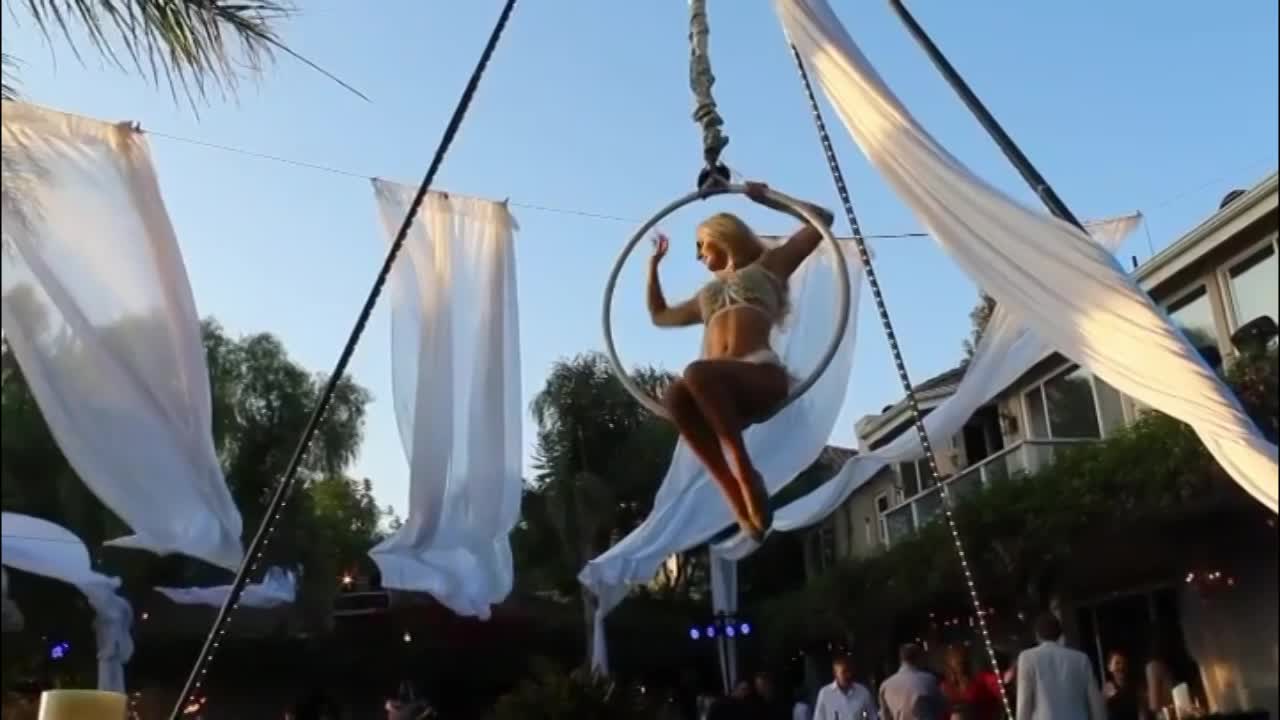 Aerial Lyra and LED Routine | Altus Entertainment